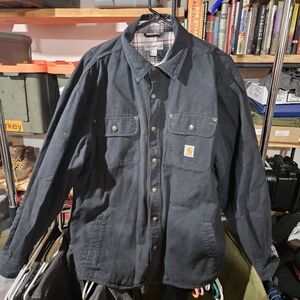 Carhartt Men's Flannel Lined Shirt-Jac